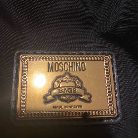 MOSCHiNO Black backpack ((MiLANO)) - Picture 3 of 11